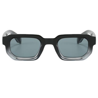 Retro Vintage Rectangle Street Shot Sunglasses