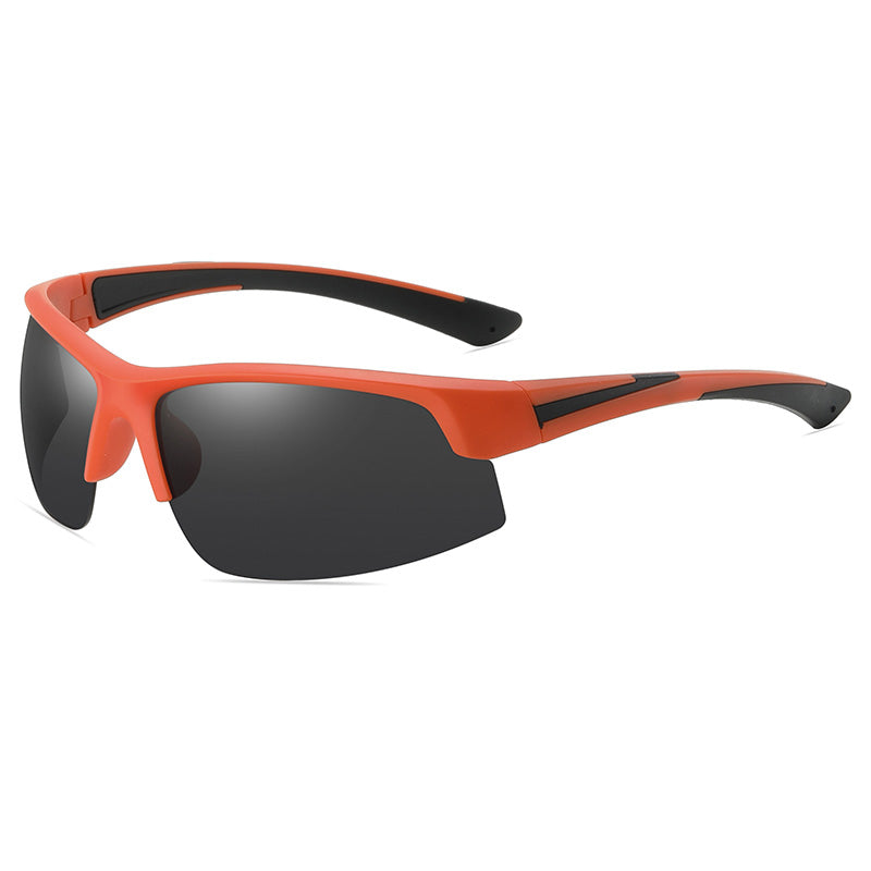 Lightweight Half Frame Sports Polarized Sunglasses
