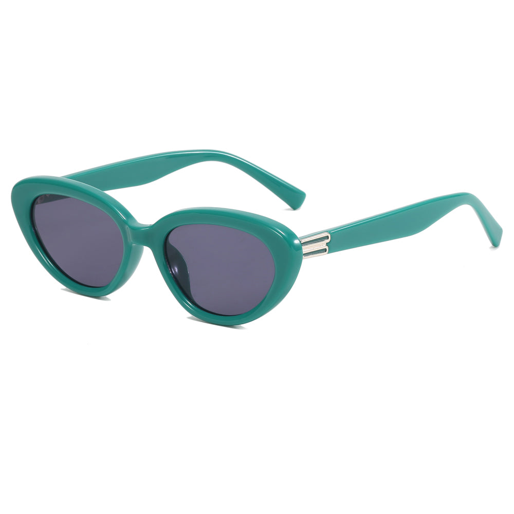 Retro Oval Cat Eye Women Sunglasses