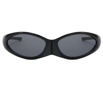 Y2K Retro Oval Shades Sunglasses