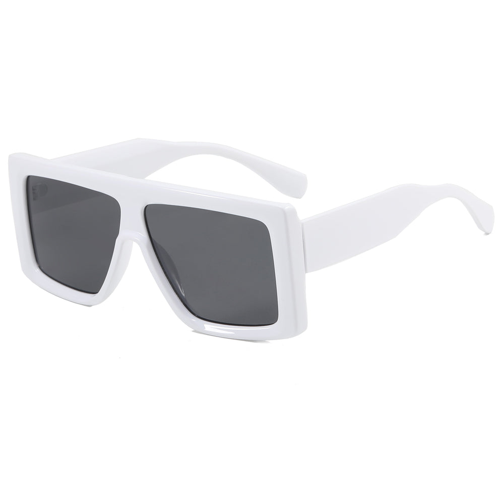 Oversized Flat Top Square Sunglasses