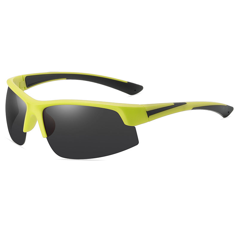 Lightweight Half Frame Sports Polarized Sunglasses