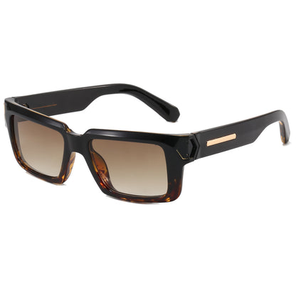 Classic Rectangle Thick Shades Sunglasses