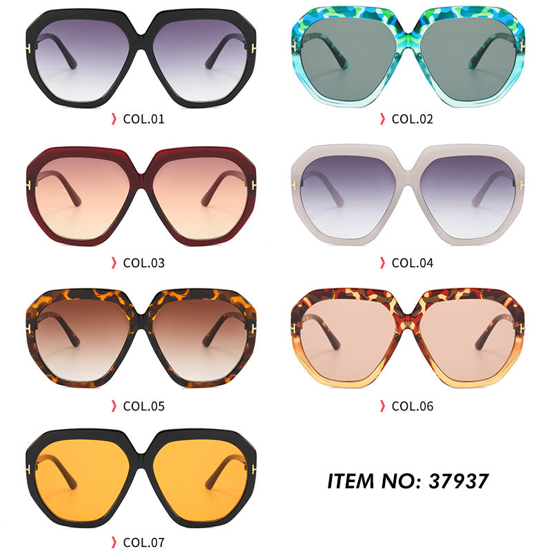 UV400 Polygon Shades Sunglasses