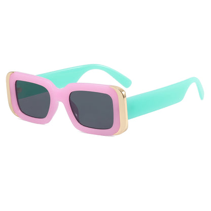 Retro Vintage Small Rectangle Sunglasses