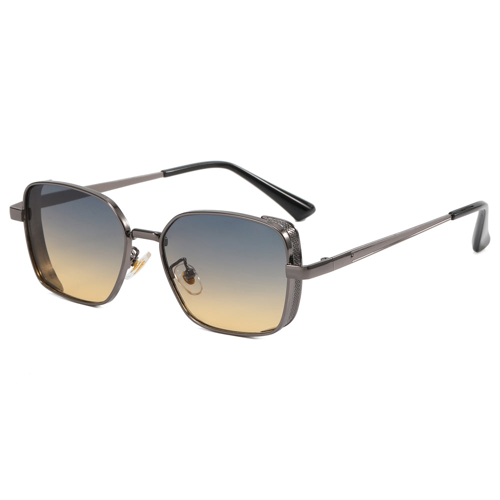 Small Rectangle Metal Frame Sunglasses