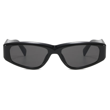 Retro Vintage Unisex Plastic Cheap Rectangle Sunglasses