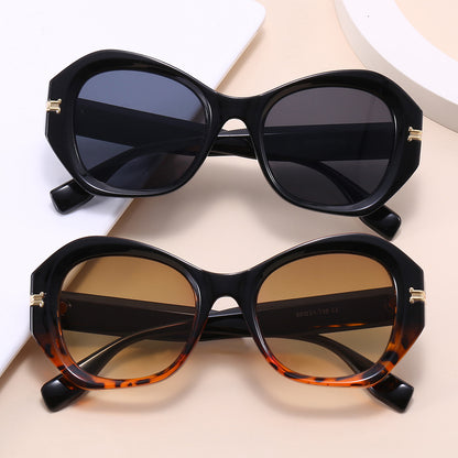 Irregular Gradient Cat Eye Shades Sunglasses