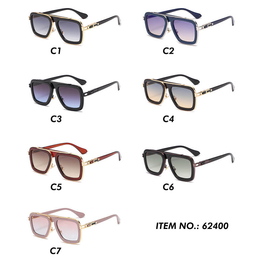 Square Full Rim Men Shades