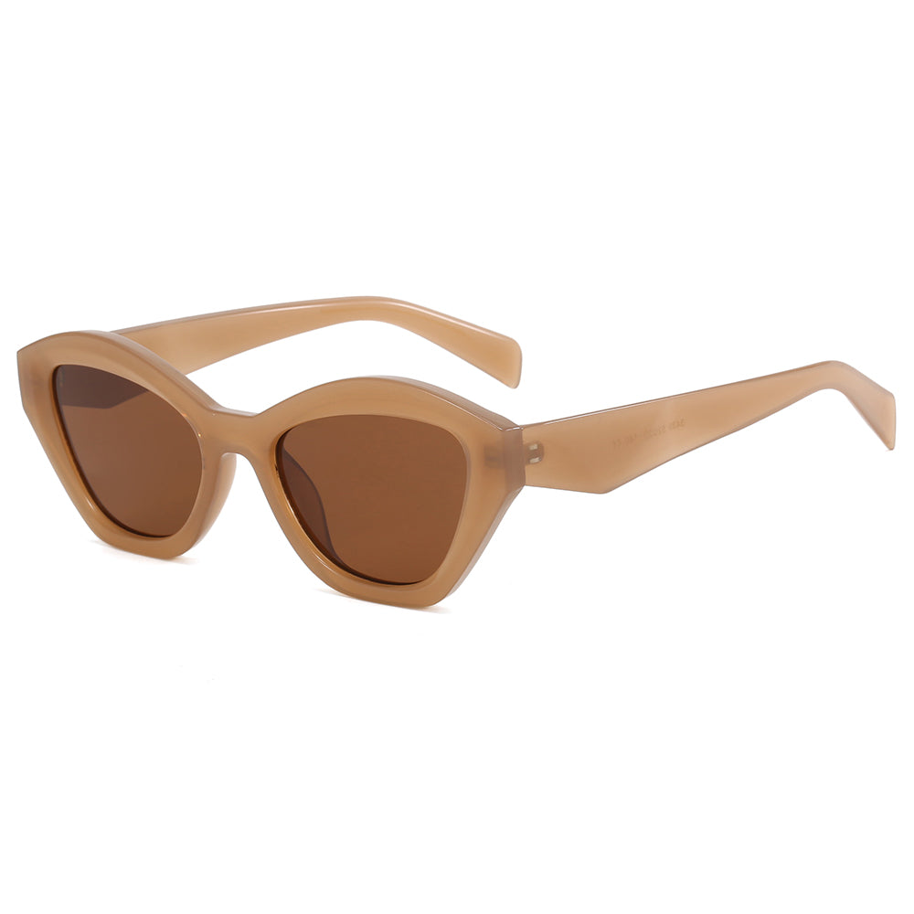 Cat Eye Women Irregular Polygonal Sunglasses