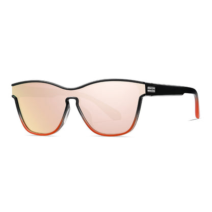 Polarized Light Weight one-piece lens Sunglasses