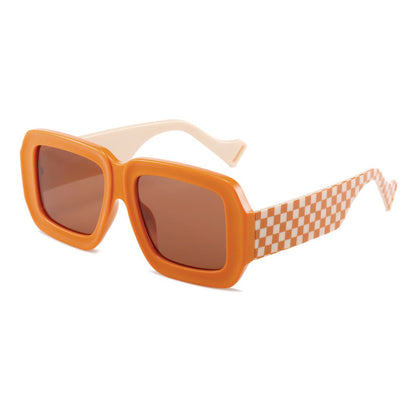 Mosaic Square Oversized Sunglasses for Women