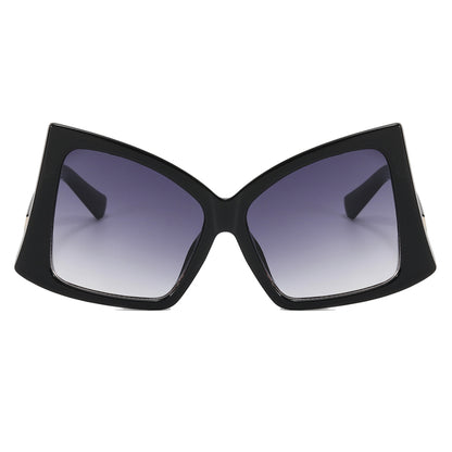 Square Butterfly Oversized Shades Sunglasses