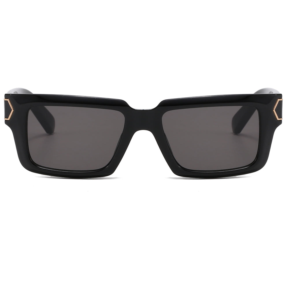 Classic Rectangle Thick Shades Sunglasses