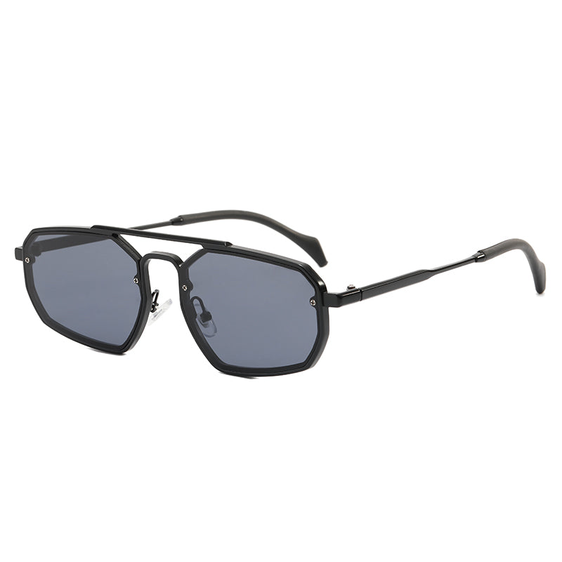 Metal Frame UV400 Gradient Shades Sunglasses