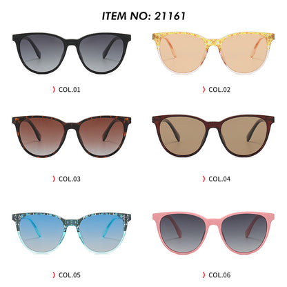 TR90 Frame Polarized UV400 Protection Cat Eye Shades Sunglasses