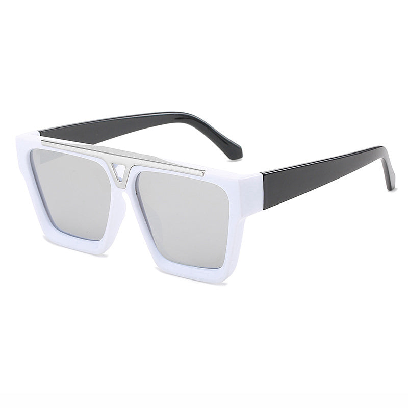 Unisex Fashion Flat Top Sunglasses