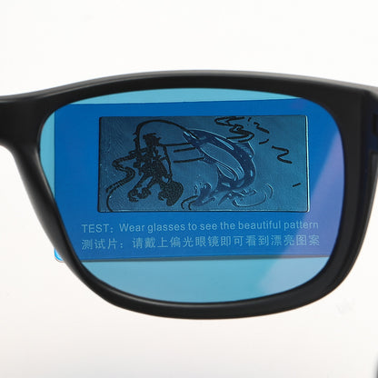 Square High Quality Polarized Sporty Outdoor Sunglasses