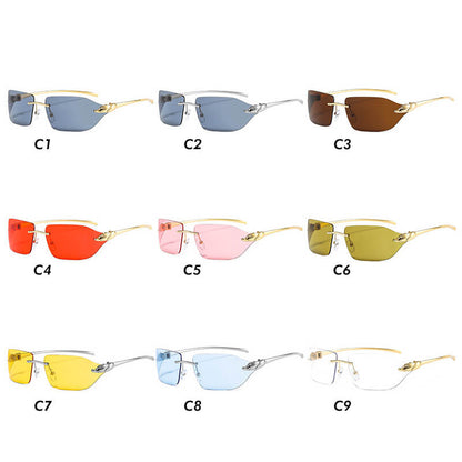Panther Y2K Rimless Sunglasses