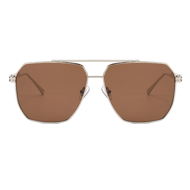 Metal Frame Gradient Men Shades Sunglasses