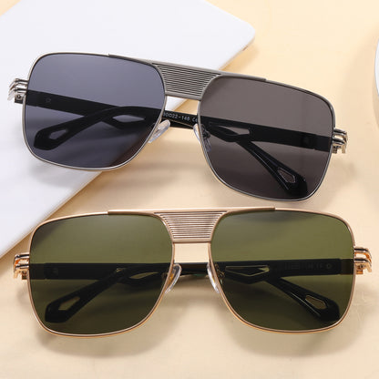 Square Flat Top Men Shades Sunglasses