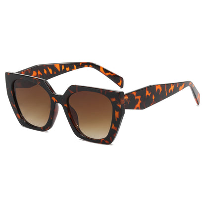 Polygon Oversized Square Cat Eye Sunglasses