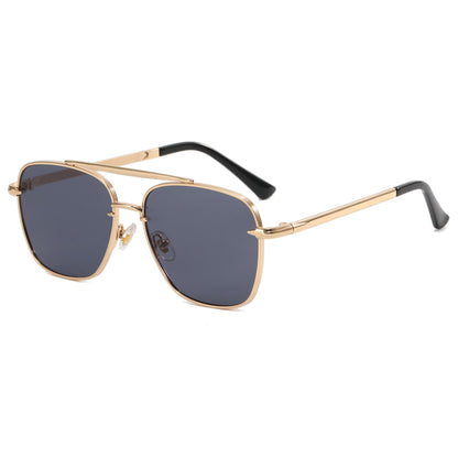 Flat Men Metal Frame Stylish Sunglasses