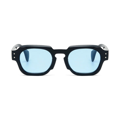 Retro Vintage Square Street Shot Tinted Goggle Sunglasses