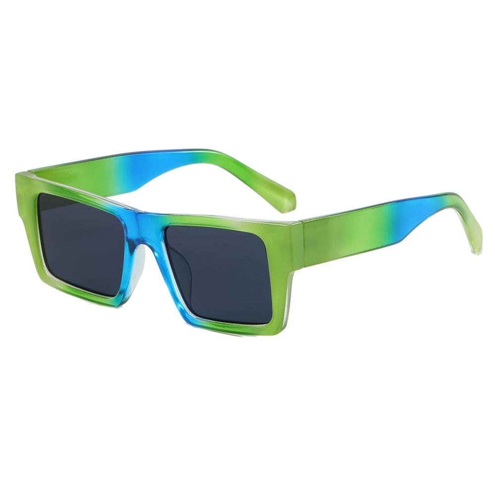 Shades Flat Top UV400 Rectangle Sunglasses