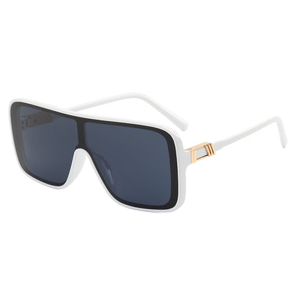 Flat Top Oversized Shades Sunglasses