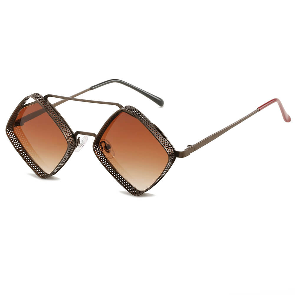 Retro Metal Frame Steampunk Sunglasses