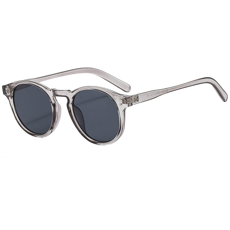 Retro uv400 Men Women Round Sunglasses