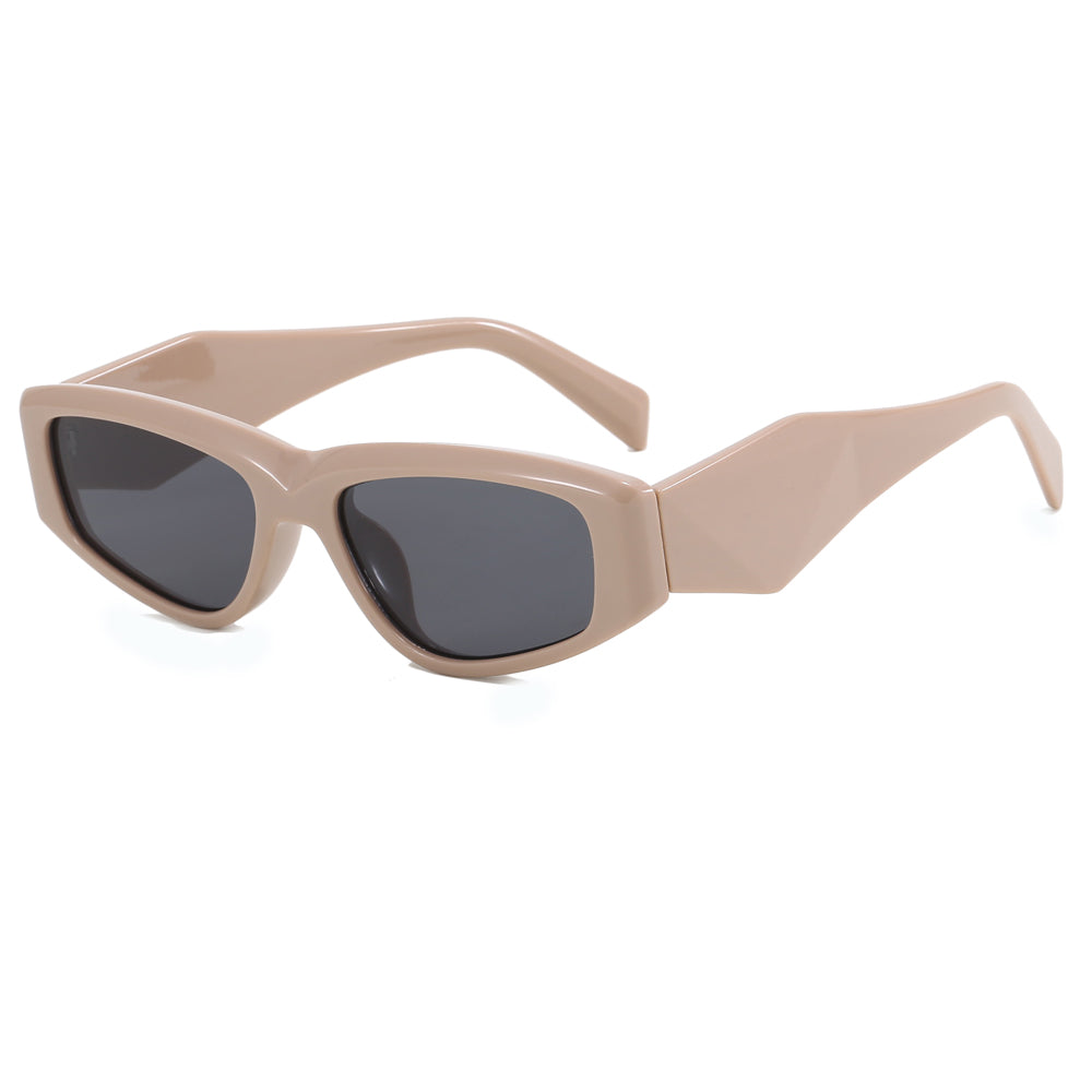 Retro Vintage Unisex Plastic Cheap Rectangle Sunglasses