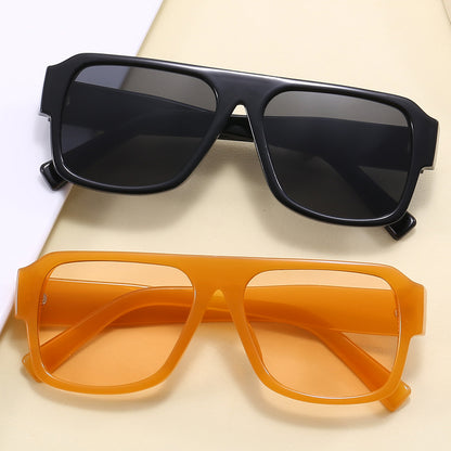 Flat Top Square Shades Sunshade Sunglasses