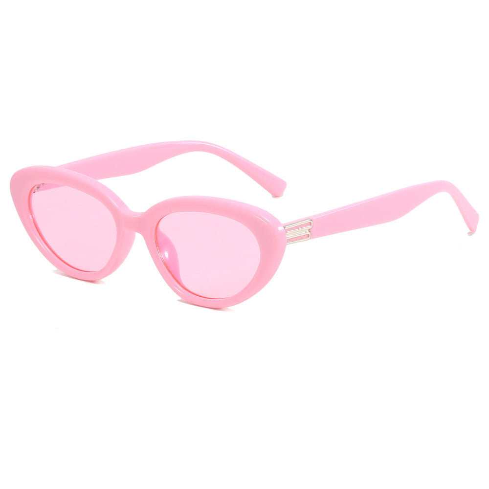 Retro Oval Cat Eye Women Sunglasses