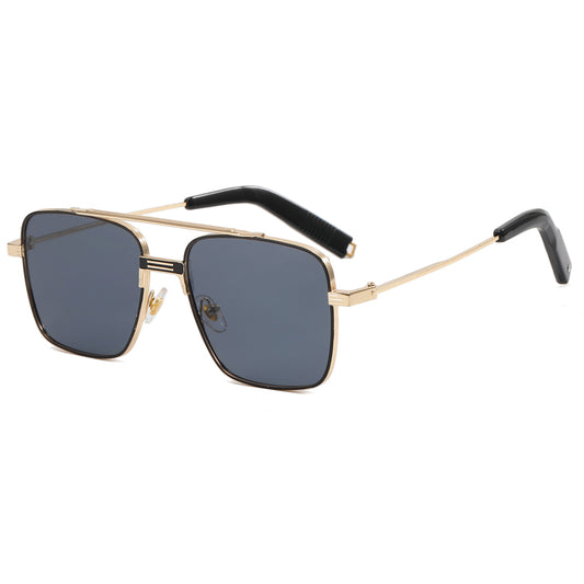 Small Rectangle Metal Frame Sunglasses