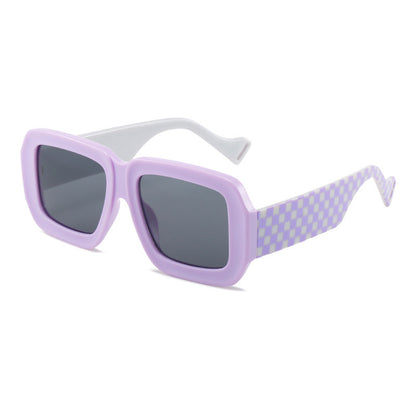 Mosaic Square Oversized Sunglasses for Women