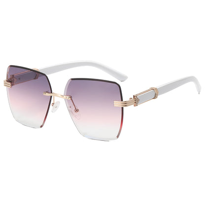 Rimless UV400 Luxury Sun Glasses