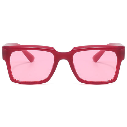Oversized Modern Square Gradient Shades Sunglasses