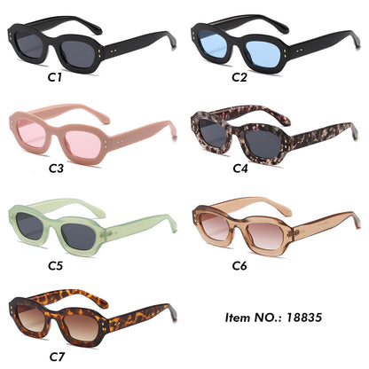 Retro Rectangle Shades Sunglasses