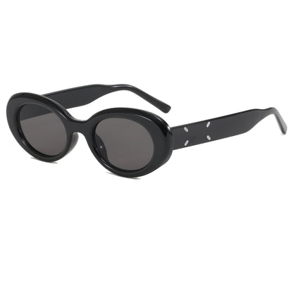 Women Retro Vintage Small Oval Stylish Shades Sunglasses