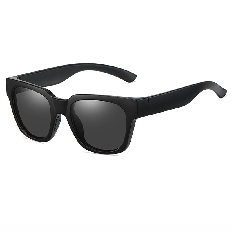 Square Shield Mirrored Polarized Sporty Sunglasses
