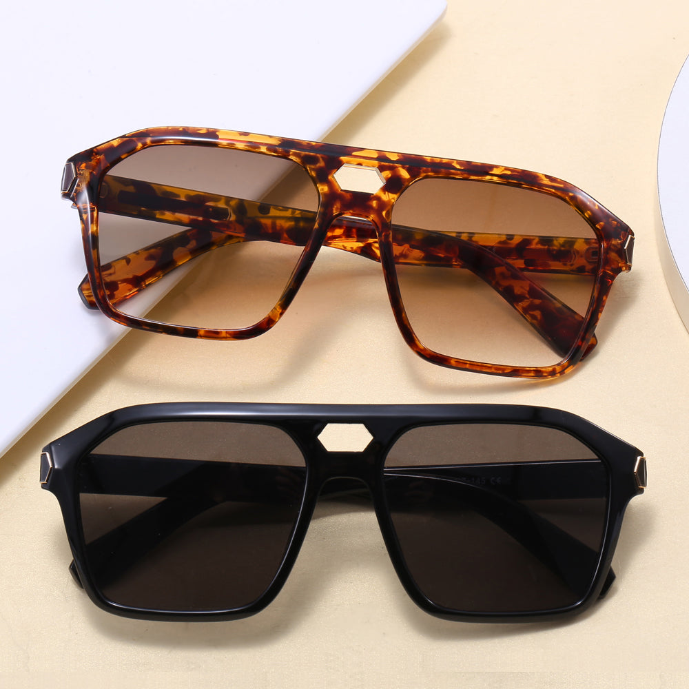 Square Flat Top Pilot Sunglasses
