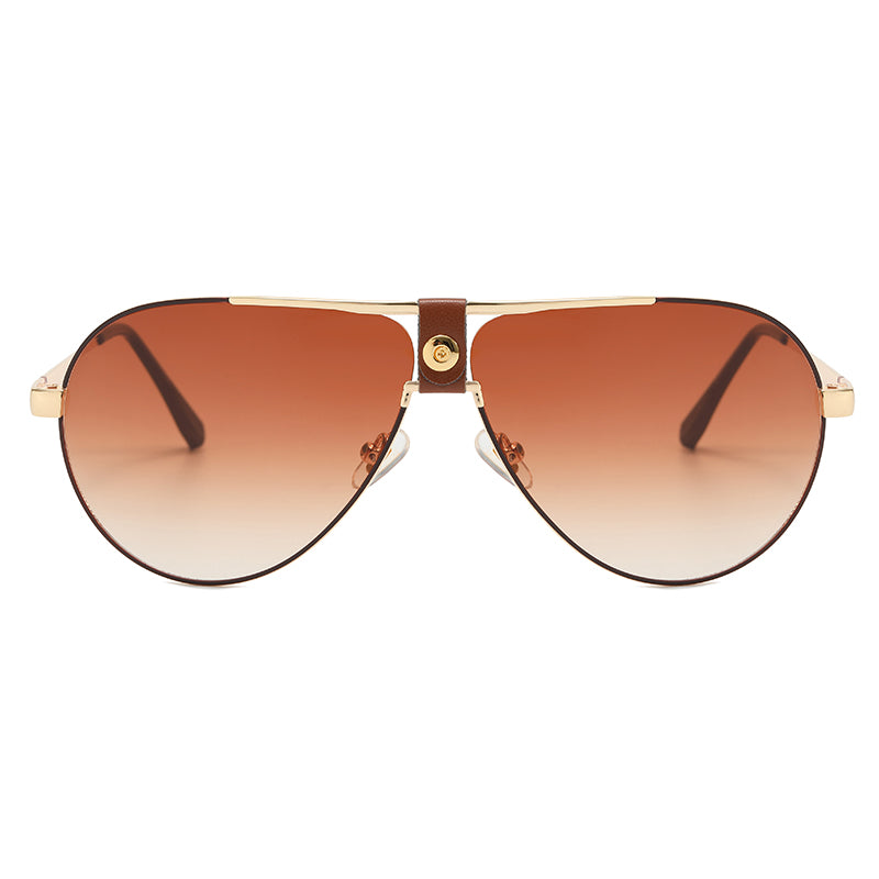 Square Metal Frame Outdoor Sunglasses