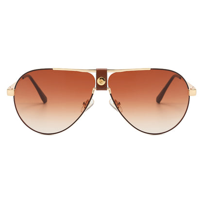 Square Metal Frame Outdoor Sunglasses