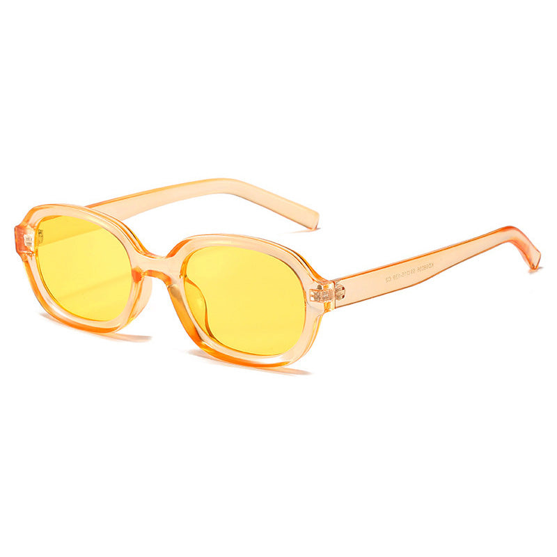 Retro Unisex Oval Sunglasses