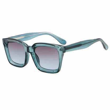 Classic Oversized Thick Square Gradient Sunglasses