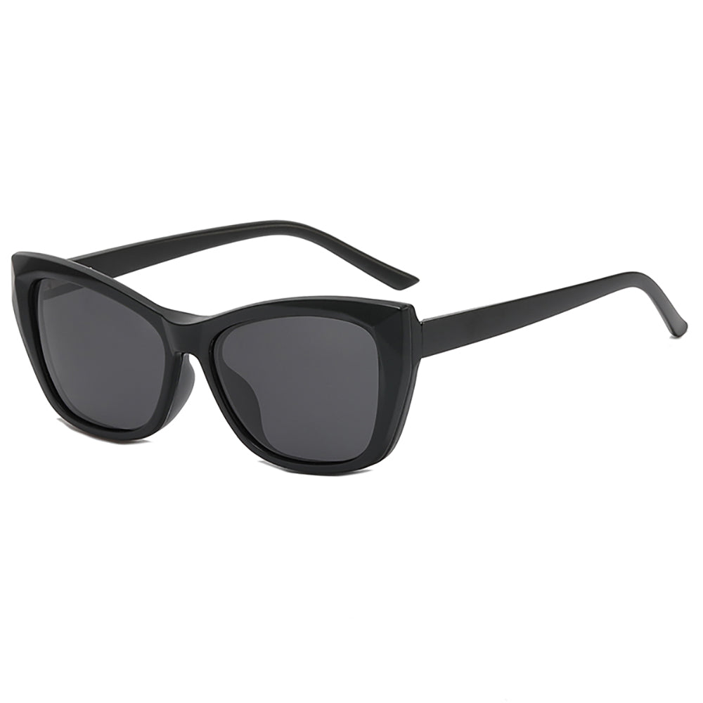 Cat Eye Women Blue Light Blocking Polarized Clip On Sunglasses