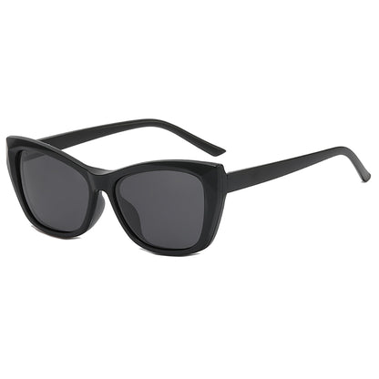 Cat Eye Women Blue Light Blocking Polarized Clip On Sunglasses