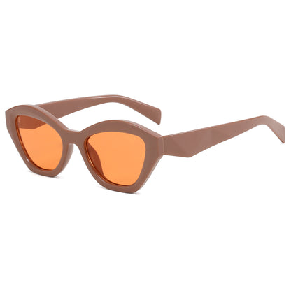 Cat Eye Women Irregular Polygonal Sunglasses